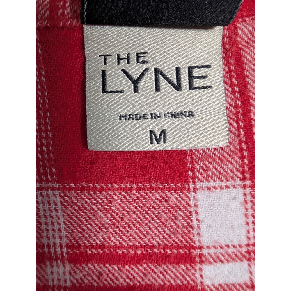 Ohio State Buckeyes Shirt Womens Medium Red NCAA Football UG Apparel Flannel - Picture 3 of 13